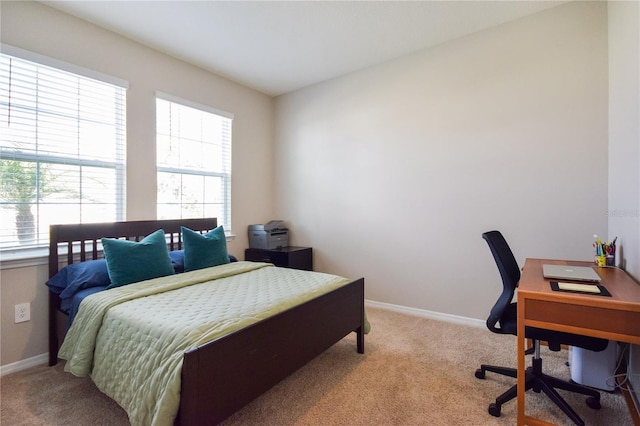 16926 Harvest Moon Way, Bradenton, FL 34211 - bedroom featuring carpet floors, a desk, and baseboards