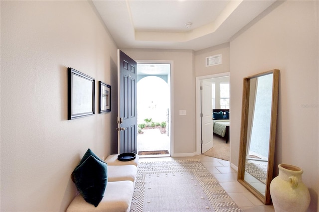 16926 Harvest Moon Way, Bradenton, FL 34211 - entrance foyer with light tile patterned flooring
