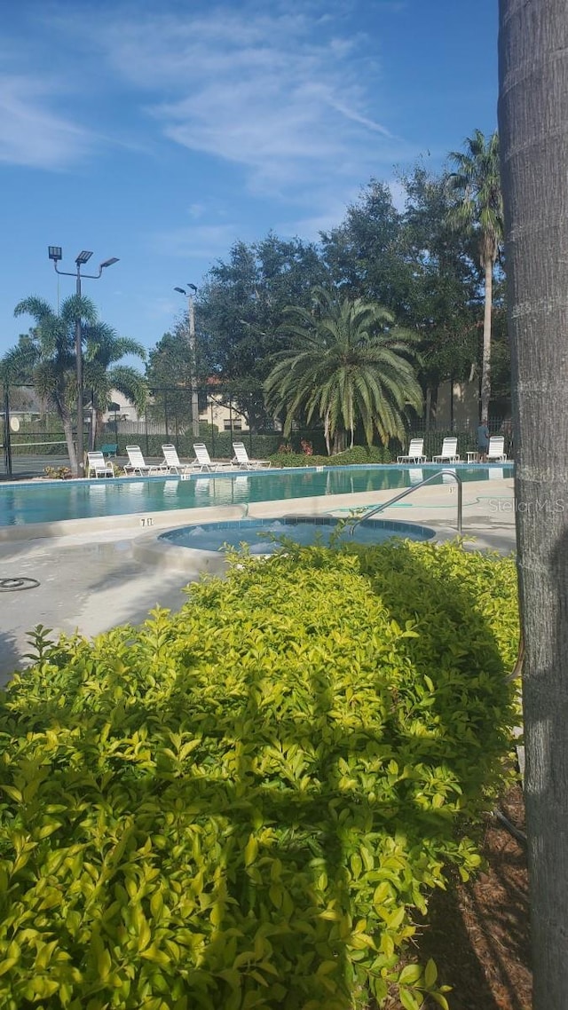 view of pool