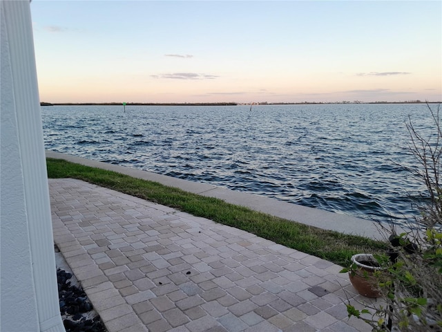 view of water feature