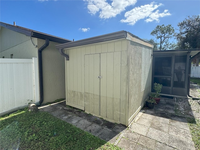 4121 Durant St, Port Charlotte, FL 33948 - view of shed with a sunroom