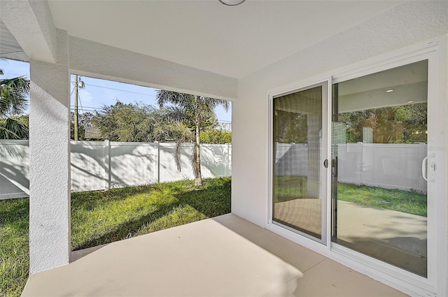 sunroom featuring plenty of natural light