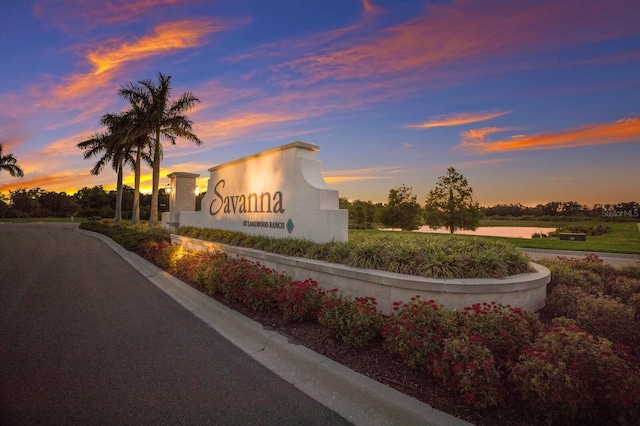 13627 American Prairie Pl, Lakewood Ranch, FL 34211 - community / neighborhood sign with a water view