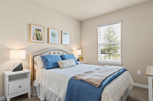 bedroom featuring carpet flooring