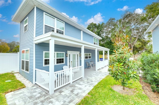 view of rear view of house