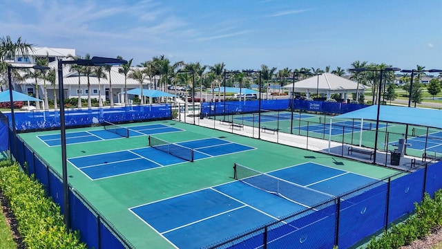 view of tennis court