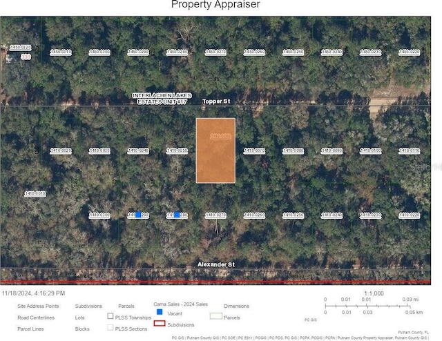 0 Topper St, Interlachen FL, 32148 land for sale