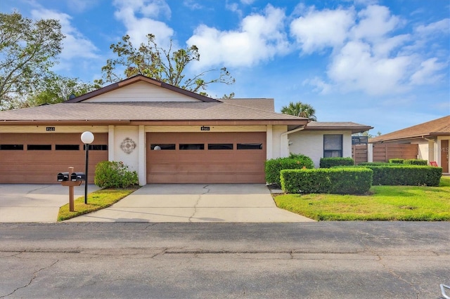 ranch-style house with a garage