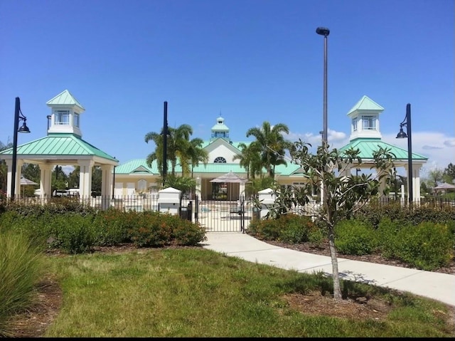 view of home's community with a gazebo