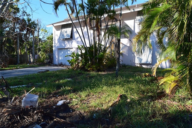 view of home's exterior featuring a garage