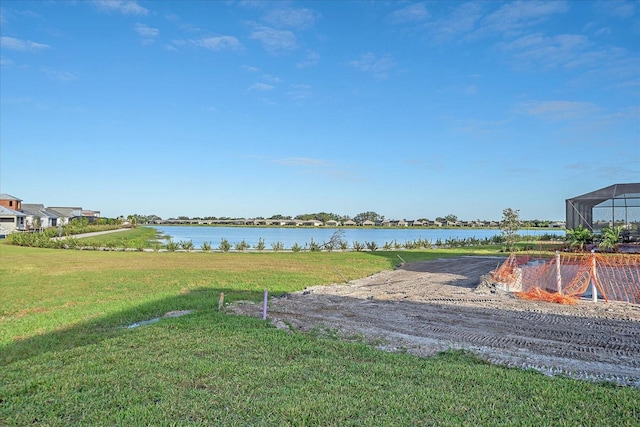 view of water feature