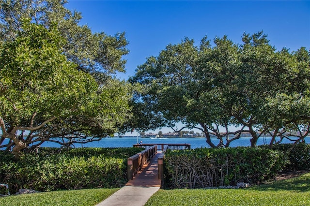 1801 Gulf Dr N Unit 222, Bradenton Beach, FL 34217 - view of property's community featuring a water view