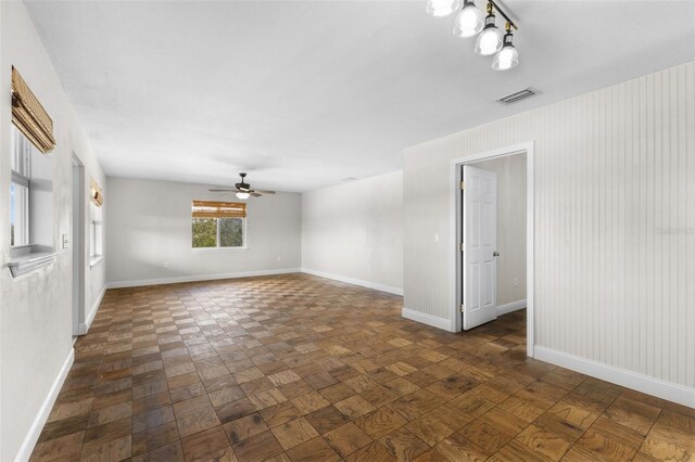 445 Horseshoe Loop Rd, Terra Ceia, FL 34250 - unfurnished room with ceiling fan and baseboards