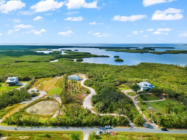 445 Horseshoe Loop Rd, Terra Ceia, FL 34250 - aerial view of property and surrounding area featuring a large body of water