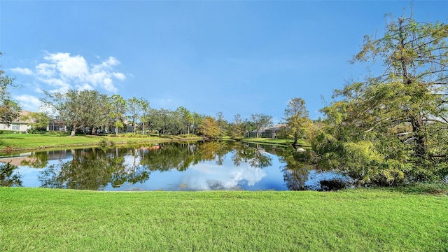 view of water feature