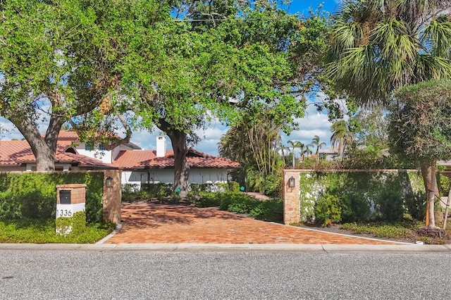 view of front of home