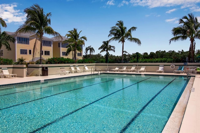 view of pool