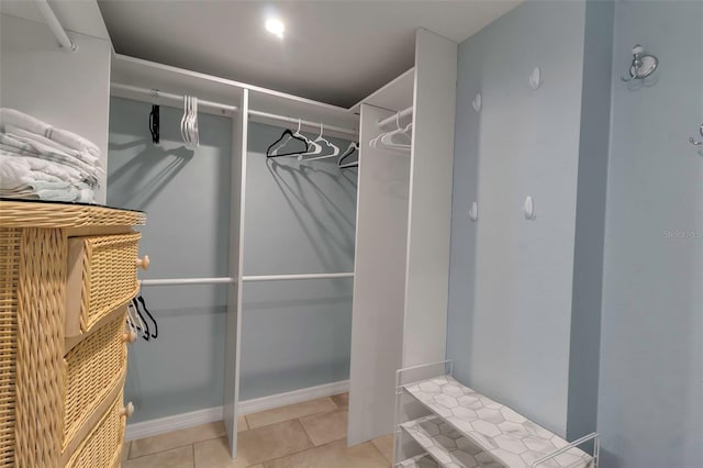 4119 61st Avenue Terrace W Unit 105, Bradenton, FL 34210 - spacious closet featuring light tile patterned floors
