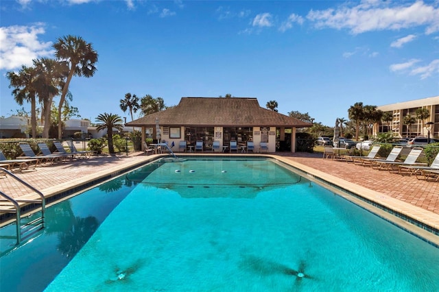 4119 61st Avenue Terrace W Unit 105, Bradenton, FL 34210 - community pool with a patio