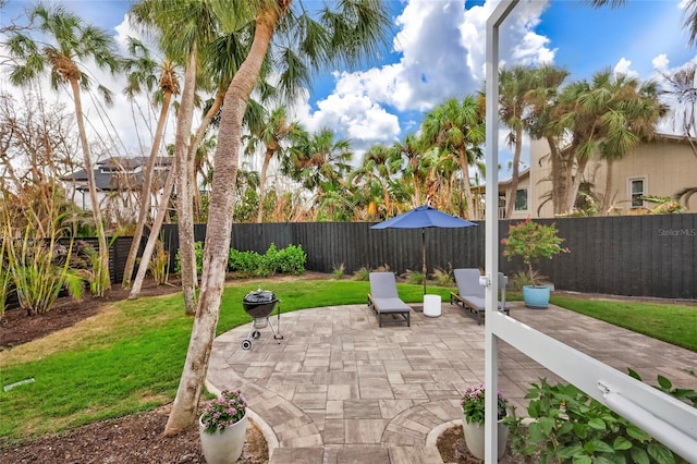 view of patio