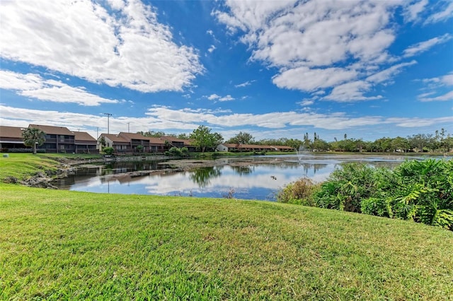 property view of water