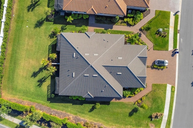 view from above of property