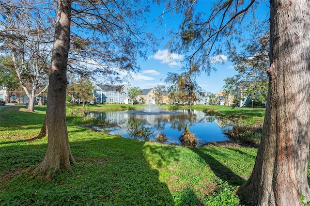 view of water feature