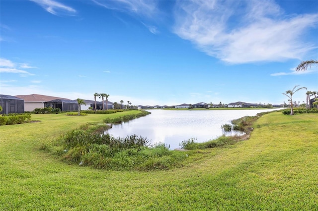 property view of water