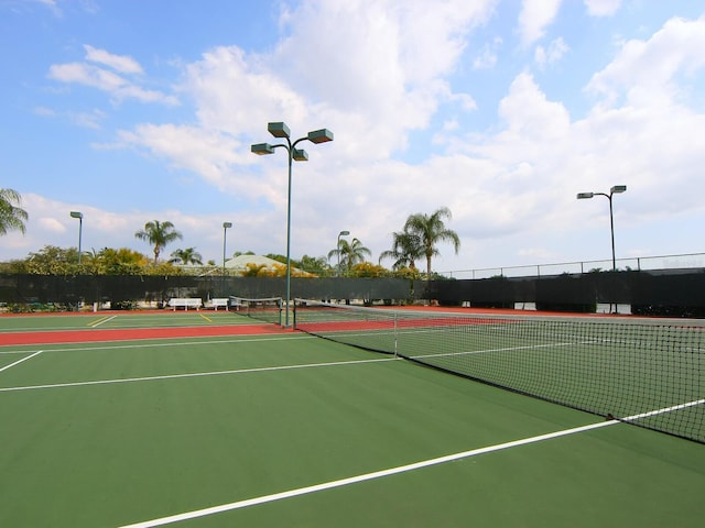 view of sport court