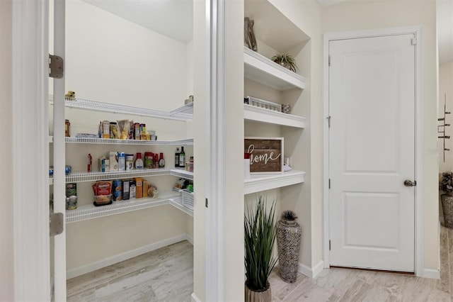 view of pantry