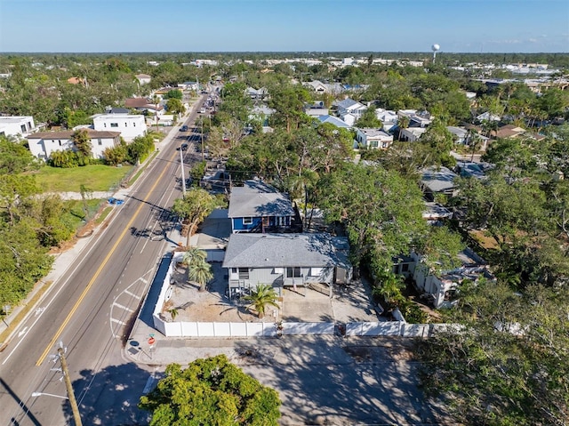 3511 Camino Real, Sarasota, FL 34239 - aerial view of property and surrounding area with nearby suburban area