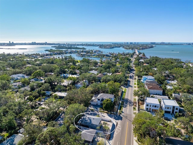 3511 Camino Real, Sarasota, FL 34239 - aerial view of residential area with a large body of water
