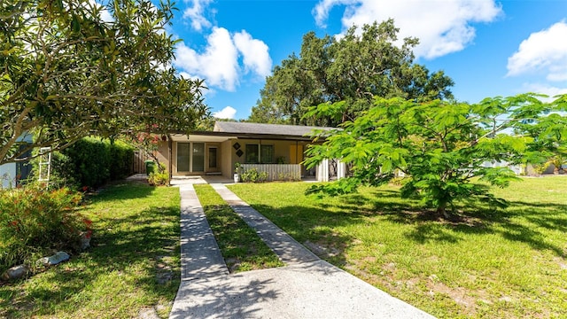 exterior space with covered porch