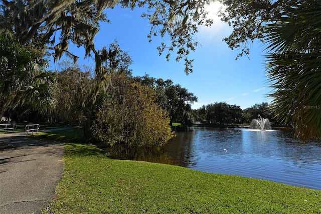 property view of water