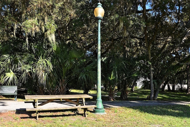 surrounding community featuring a lawn