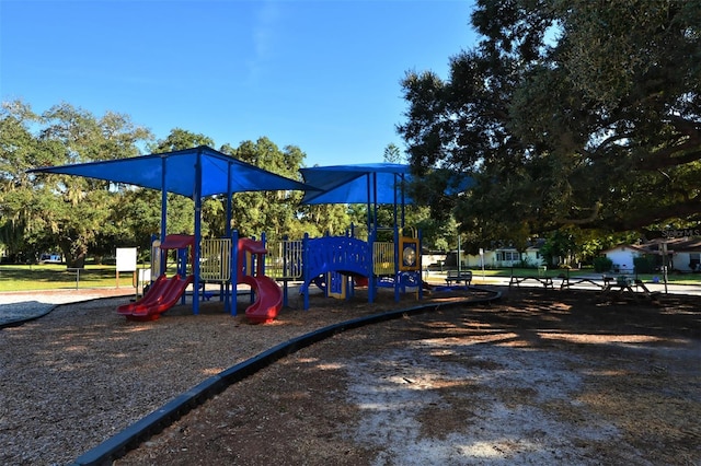 view of play area