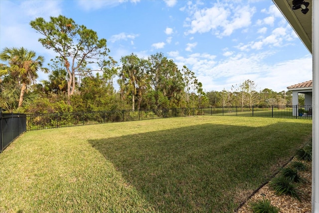 view of yard