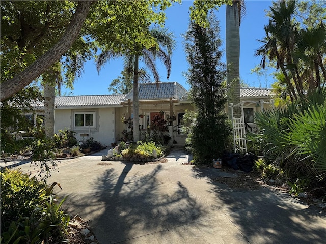 view of ranch-style home