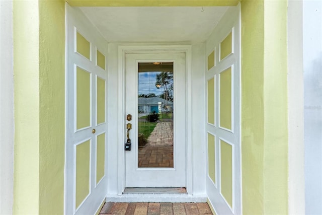 view of property entrance