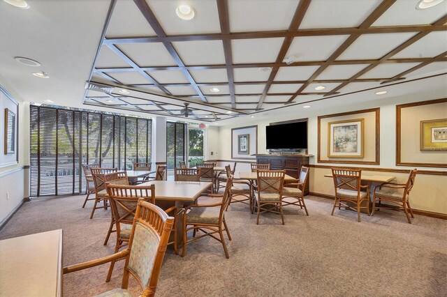 1800 Benjamin Franklin Dr Unit A304, Sarasota, FL 34236 - sunroom featuring coffered ceiling