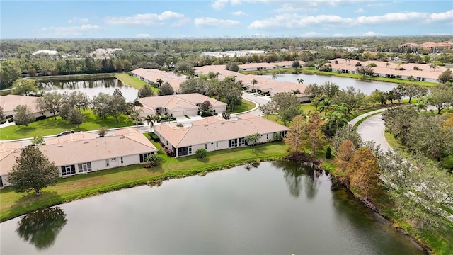 4209 Cascade Falls Dr, Sarasota, FL 34243 - aerial view of residential area featuring a large body of water