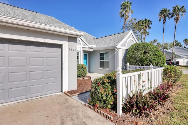 ranch-style house with a garage