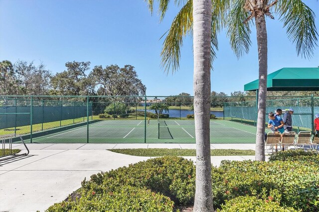 view of sport court