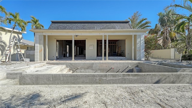 view of rear view of house