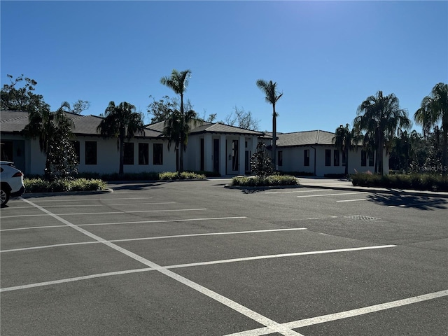 view of vehicle parking