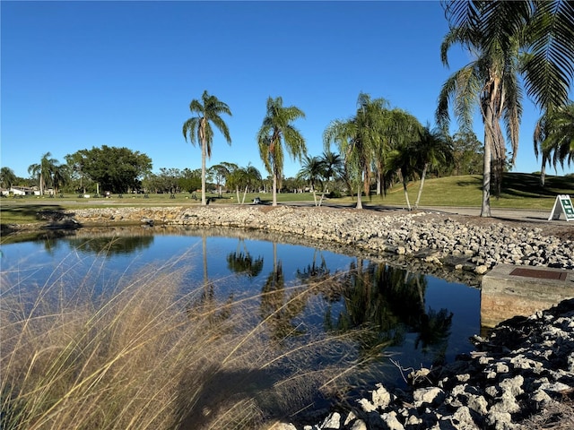 property view of water