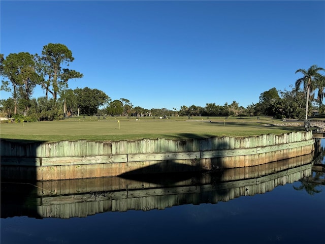 view of water feature