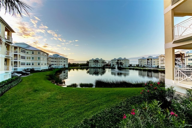 property view of water