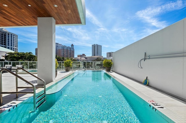 1335 2nd St Unit 301, Sarasota, FL 34236 - community pool with a view of city
