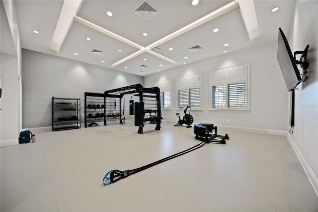 view of workout room